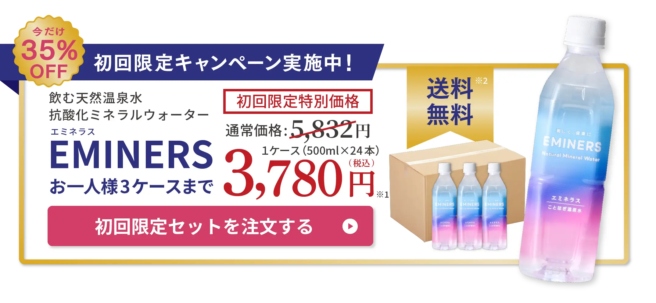 エミネラス 初回限定キャンペーン実施中！購入はこちら